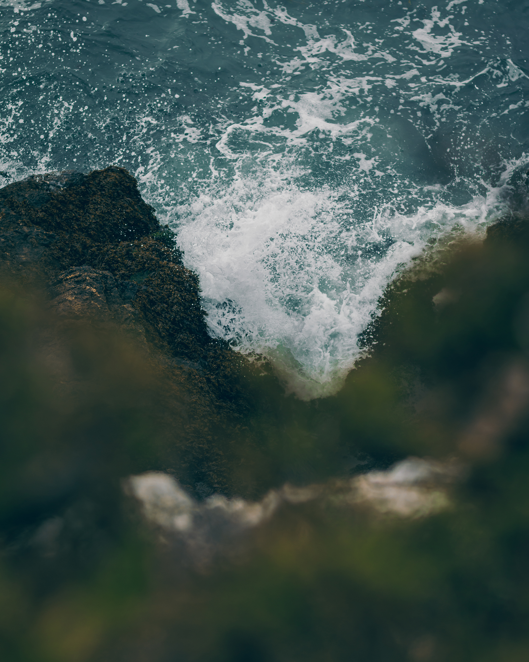 Fort Wetherill Rhode Island cliffs ocean overcast day | Matt Grandbois